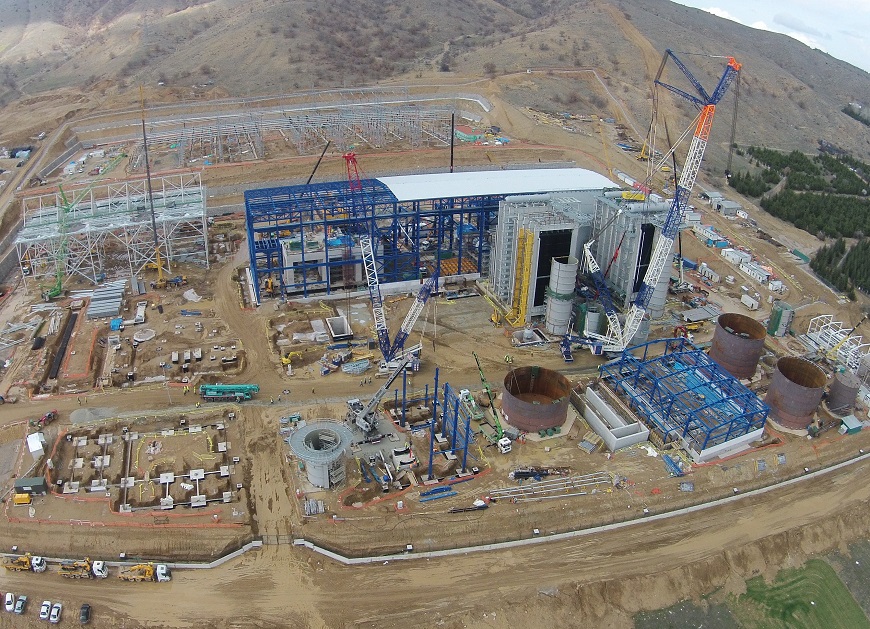 Kırıkkale Doğalgaz Çevrim Santrali HRSG Çelik Baca Tasarımı